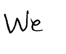 we