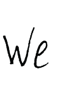 we