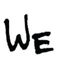 we